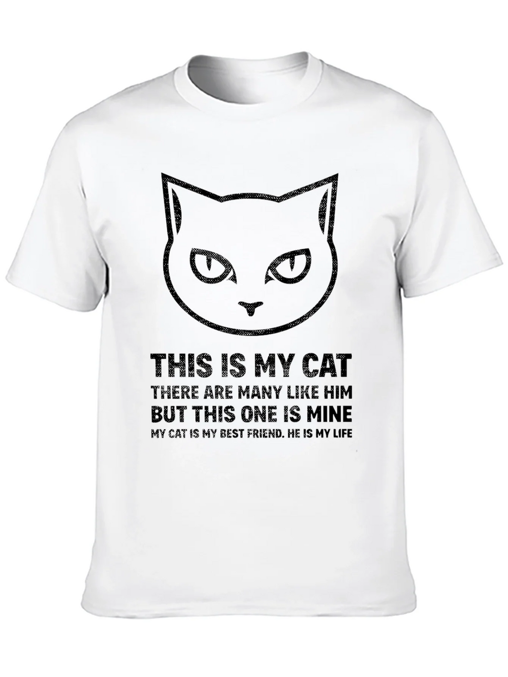 Black Cat Graphic T-Shirt - This Is My Slogan product image 9