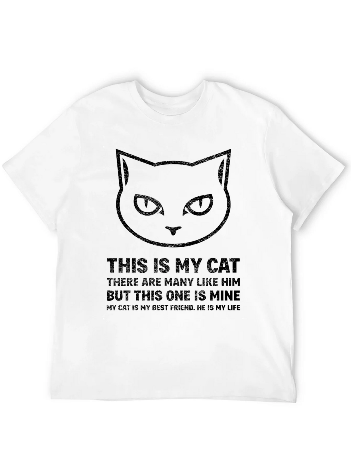 Black Cat Graphic T-Shirt - This Is My Slogan product image 11