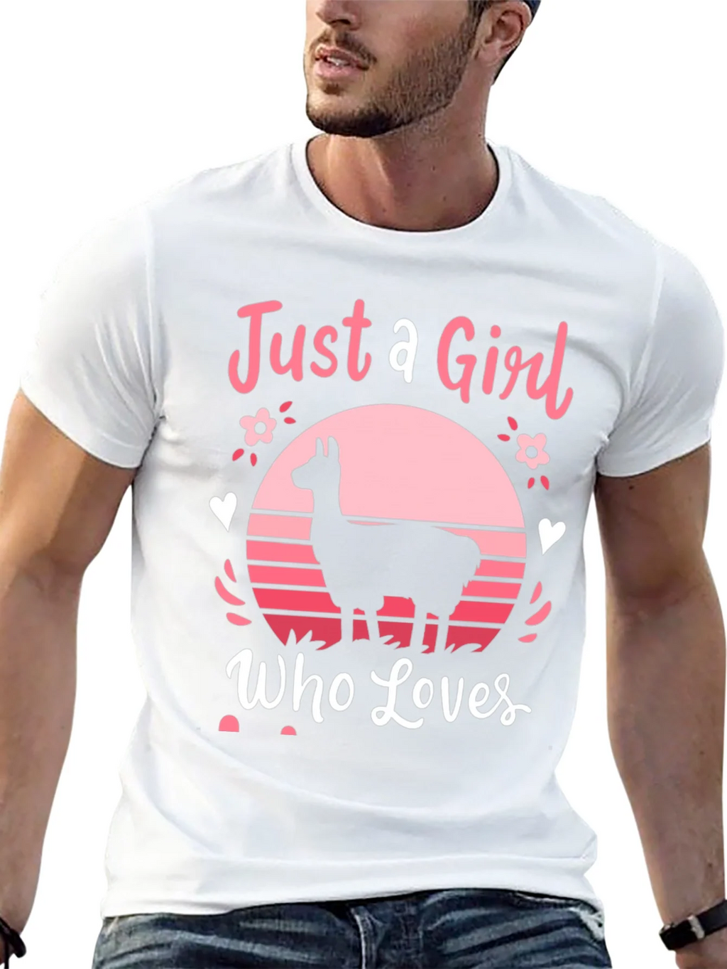 Just A Girl Who Loves Llamas T-Shirt product image 12