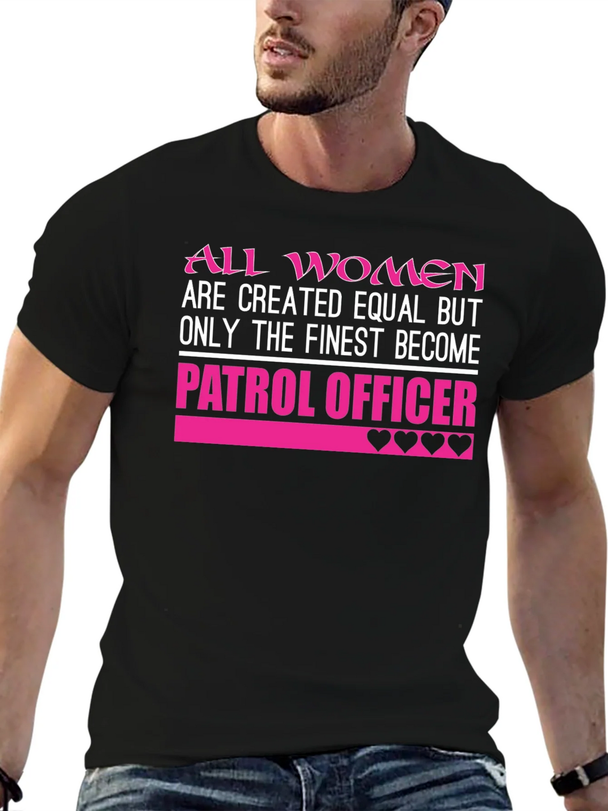 Finest Women Patrol Officer Graphic Tee product image 6