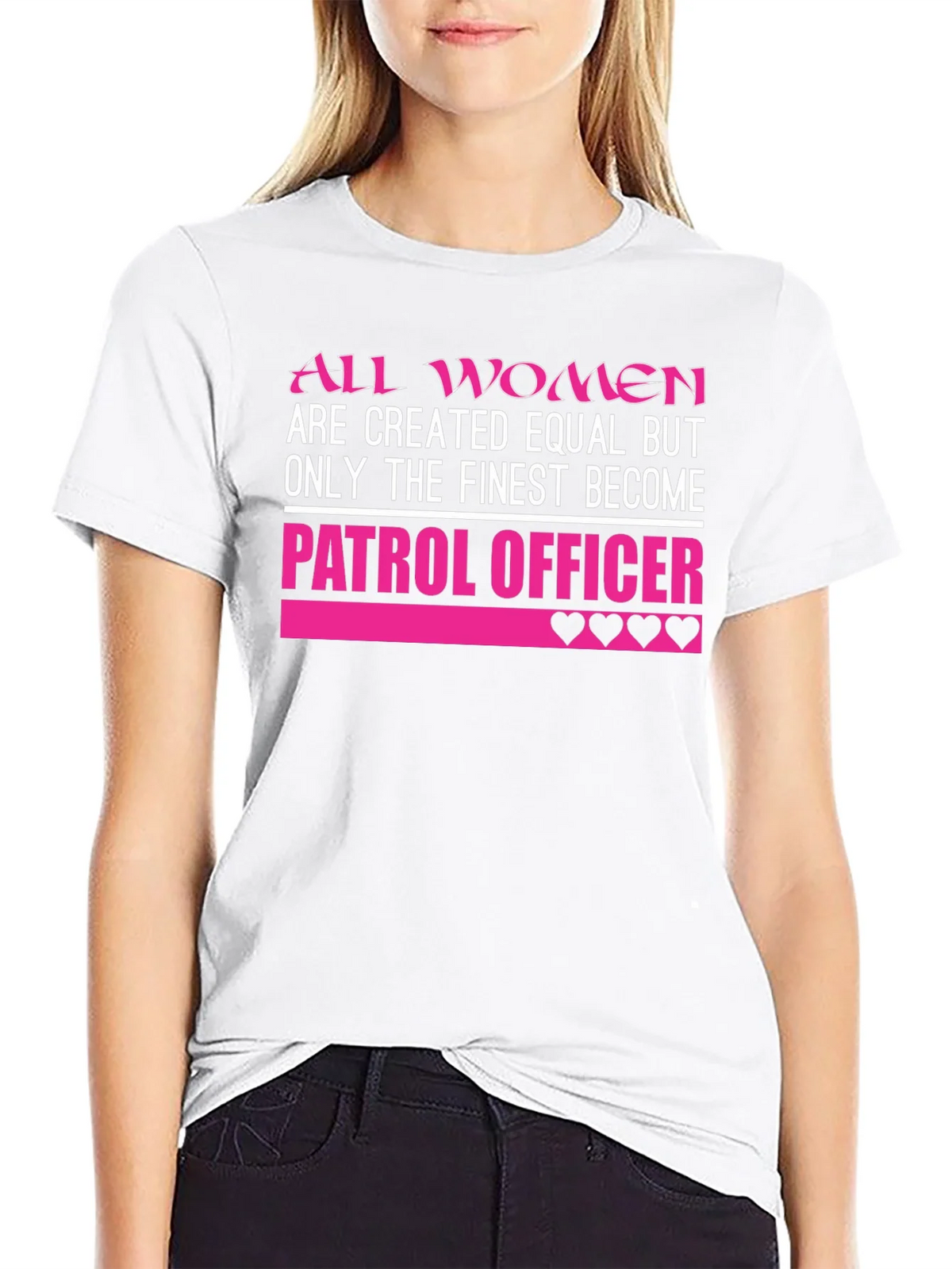 Finest Women Patrol Officer Graphic Tee product image 8