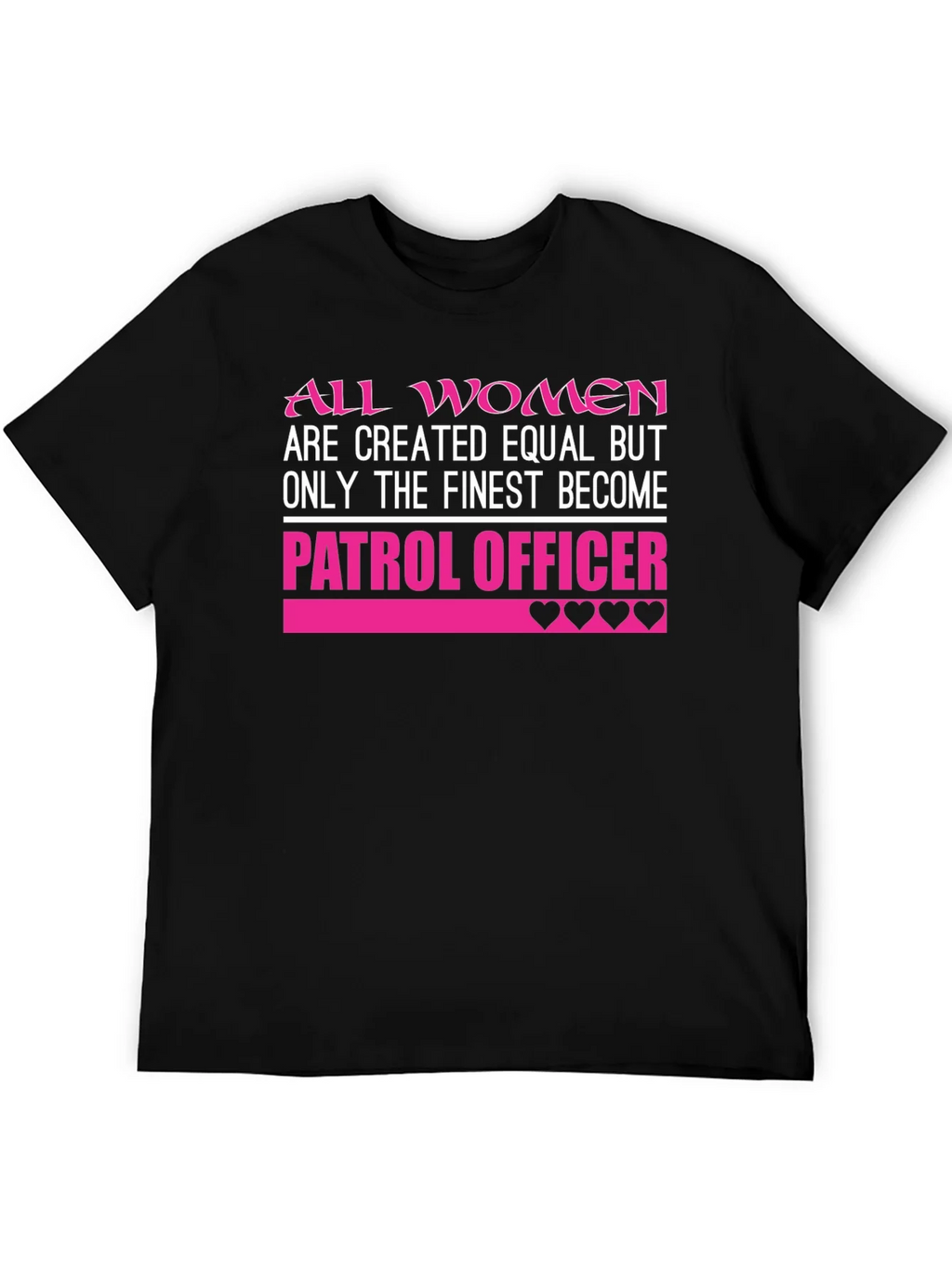 Finest Women Patrol Officer Graphic Tee product image 5