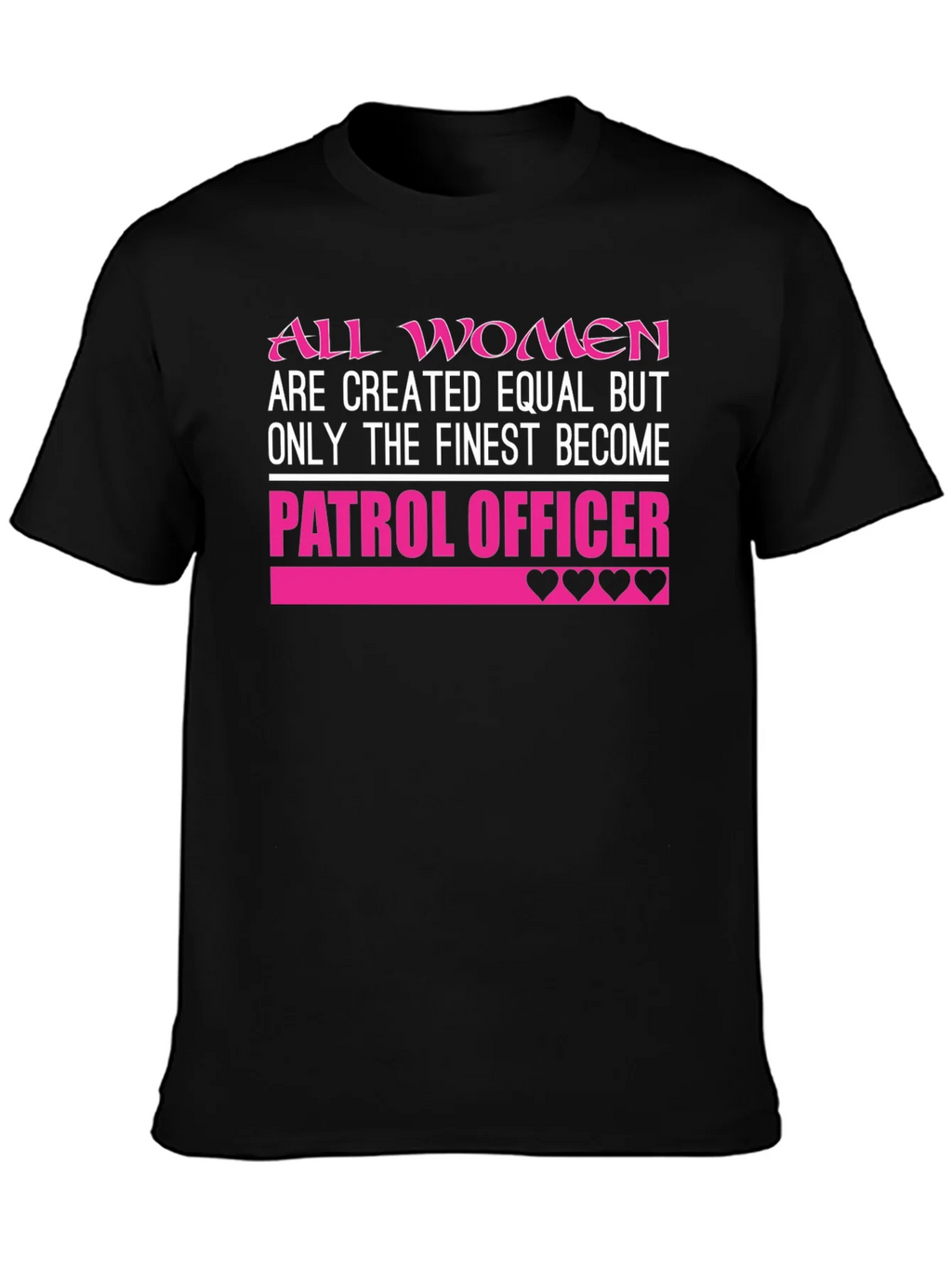 Finest Women Patrol Officer Graphic Tee product image 3