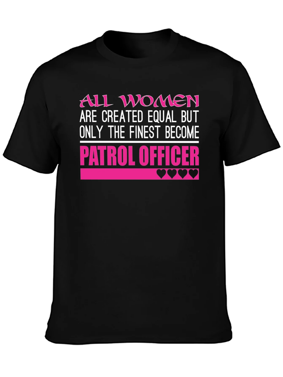 Finest Women Patrol Officer Graphic Tee product image 3