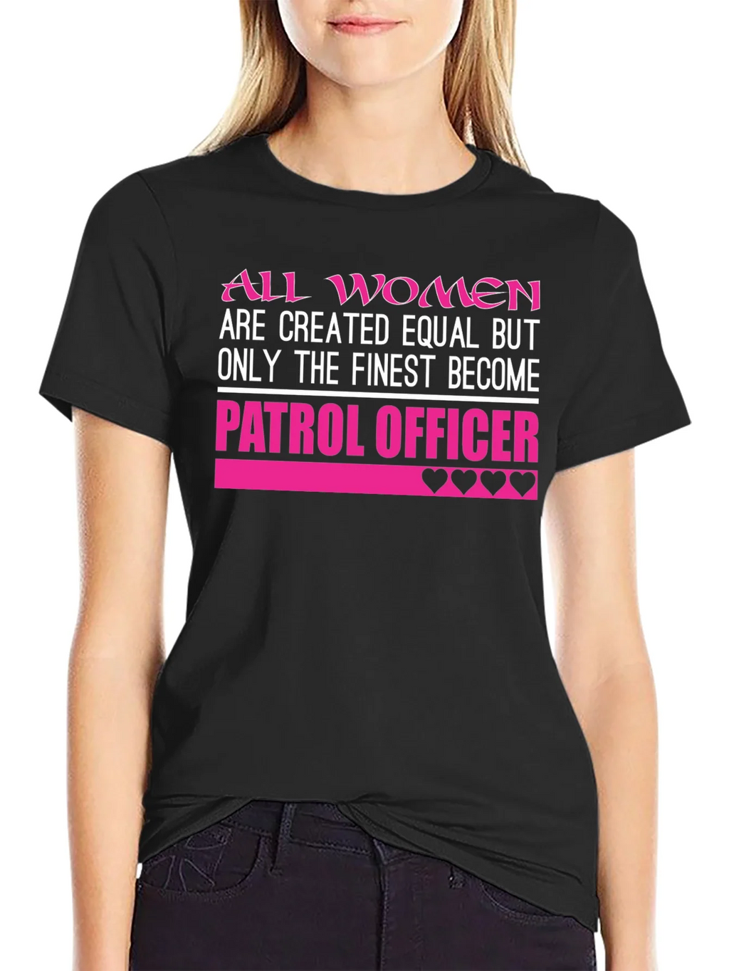 Finest Women Patrol Officer Graphic Tee product image 2