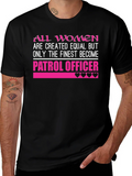 Finest Women Patrol Officer Graphic Tee product image 1