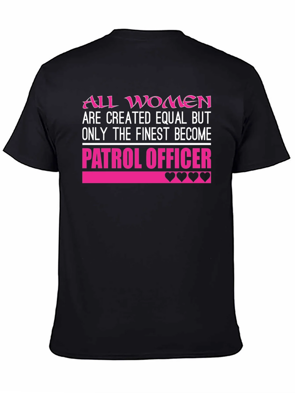 Finest Women Patrol Officer Graphic Tee product image 4