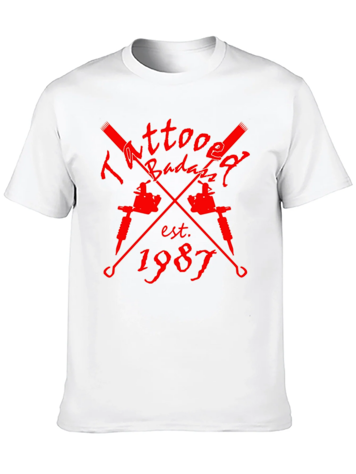 Tattooed Badazz Est. 1987 Black Graphic Tee product image 1