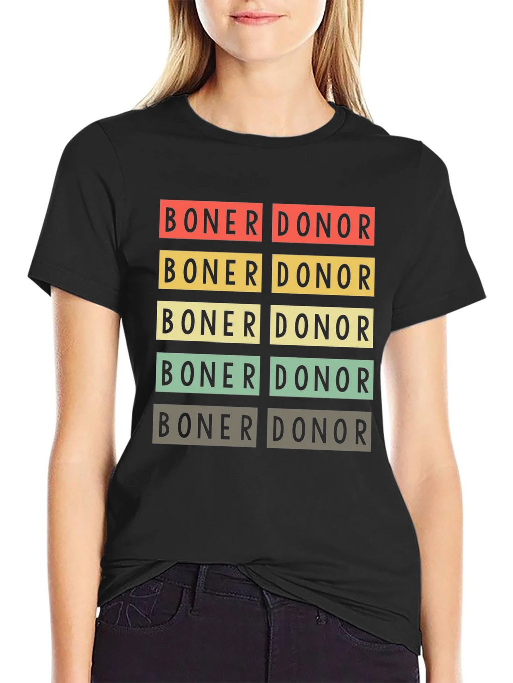 Boner Donor Graphic Tee - Bold Statement Shirt product image 1