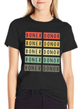 Boner Donor Graphic Tee - Bold Statement Shirt product image 1