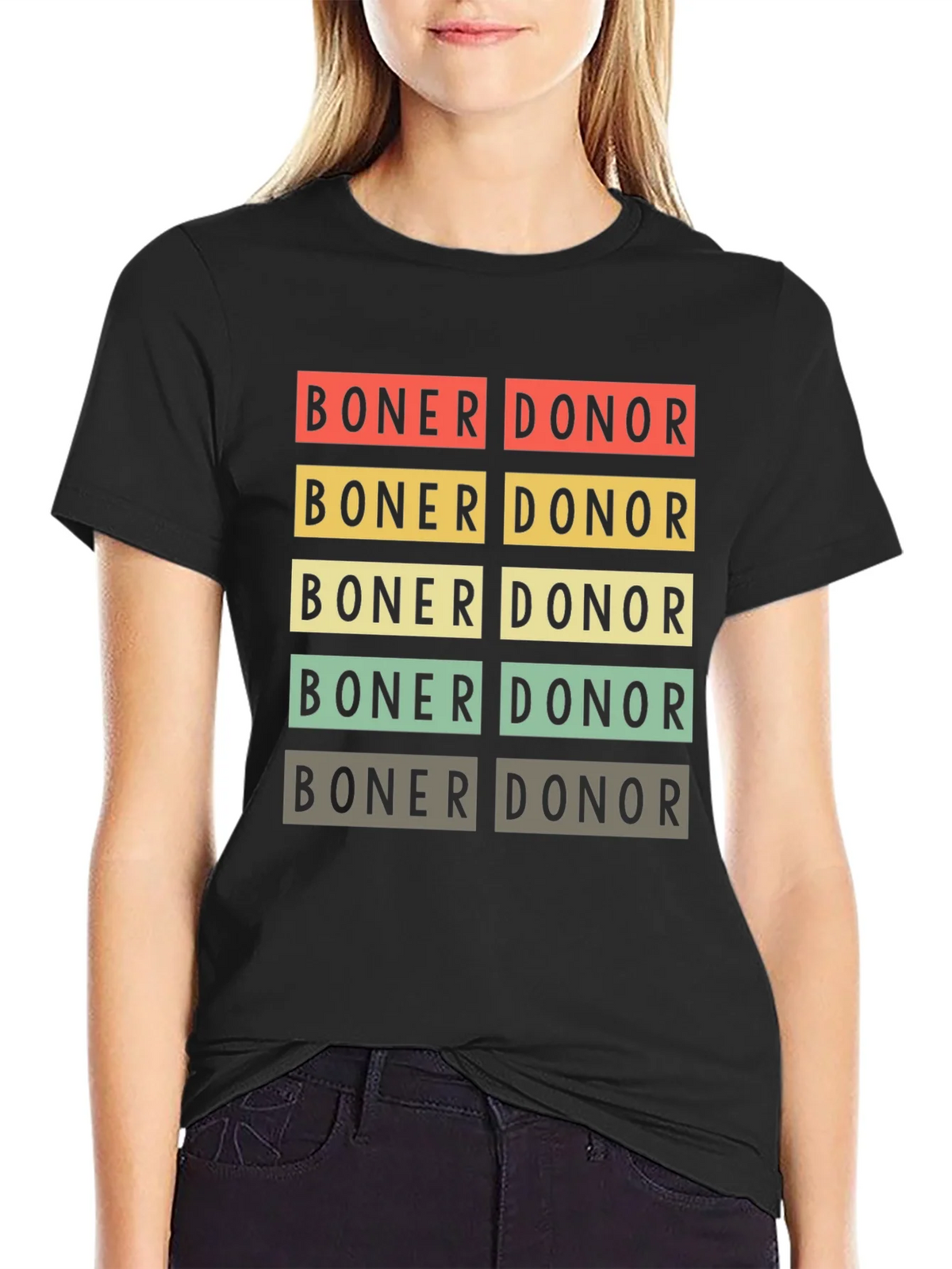 Boner Donor Graphic Tee - Bold Statement Shirt product image 1