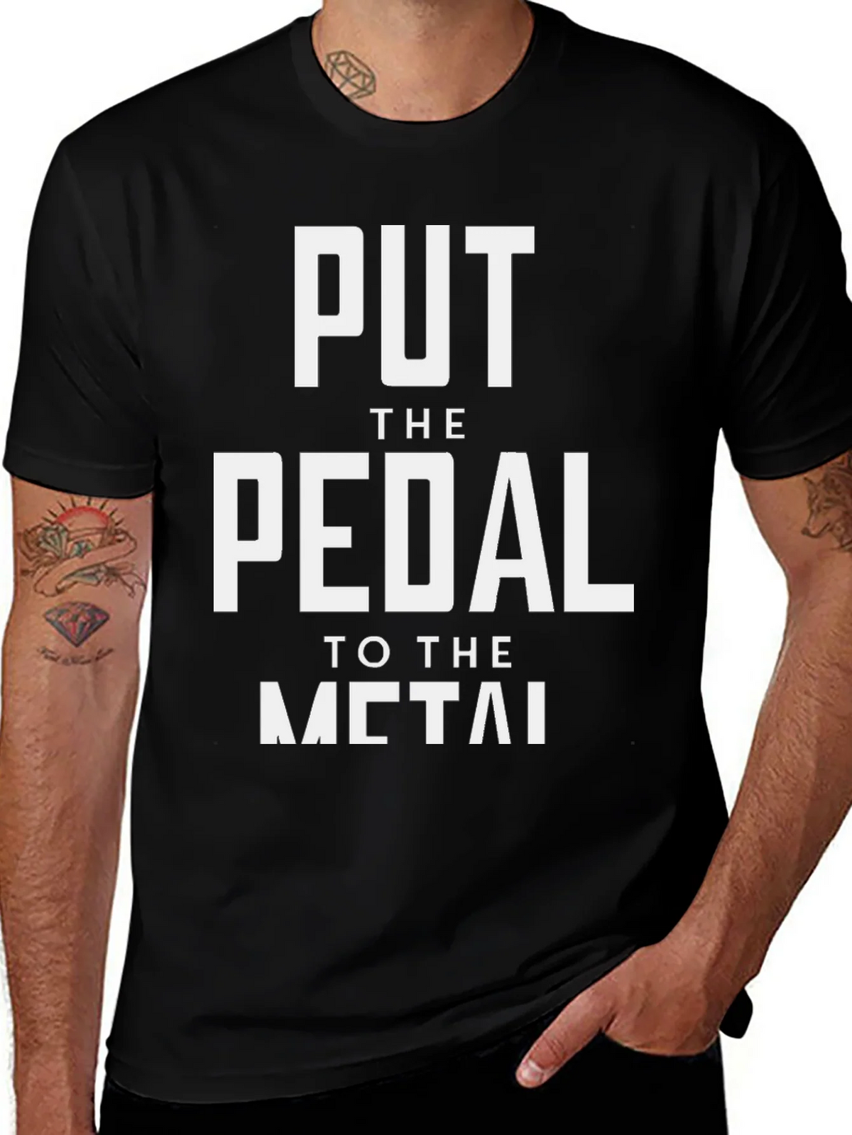 Put The Pedal To Metal Graphic Tee product image 1