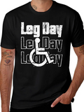 Leg Day Wheelchair Graphic Tee product image 1