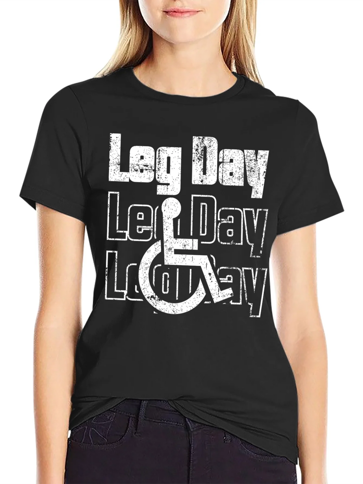 Leg Day Wheelchair Graphic Tee product image 2