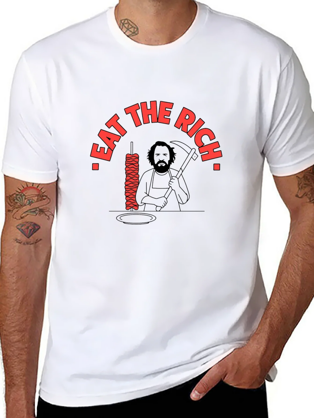 Eat the Rich Graphic Tee product image 7