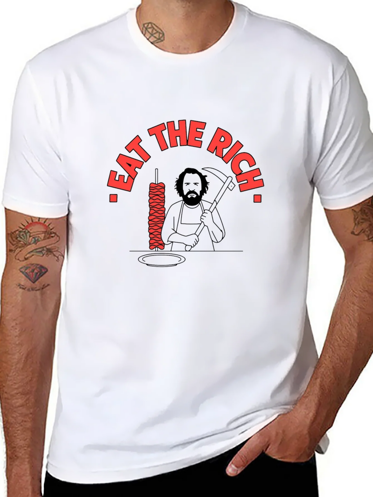 Eat the Rich Graphic Tee product image 7