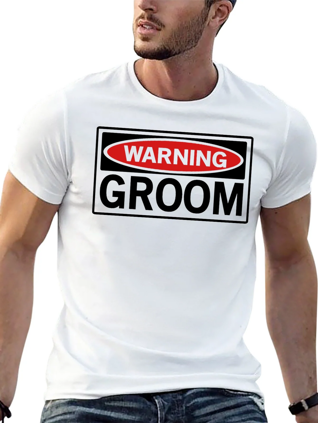 Warning Groom T-Shirt - Bachelor Party Tee product image 12