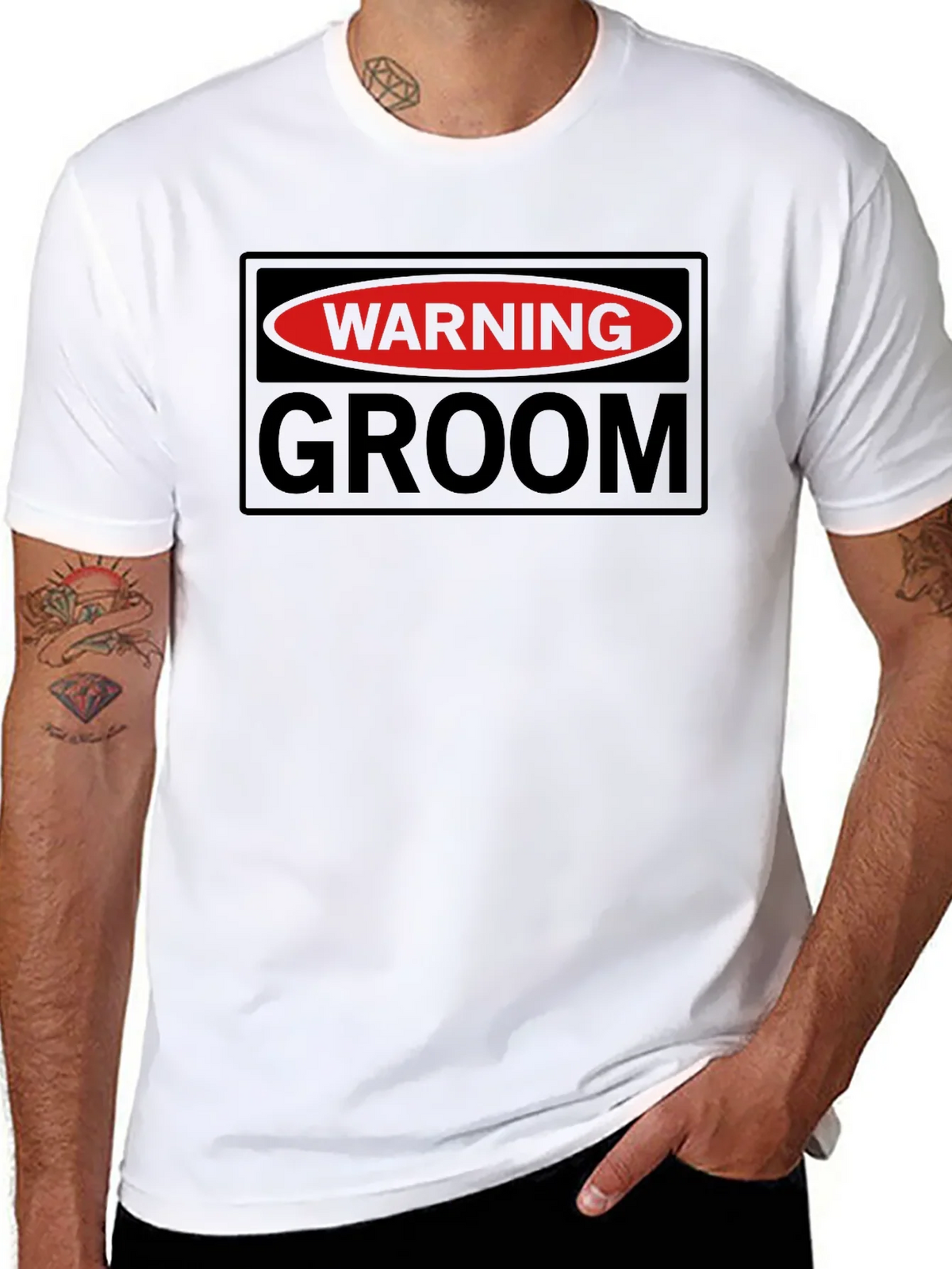 Warning Groom T-Shirt - Bachelor Party Tee product image 7