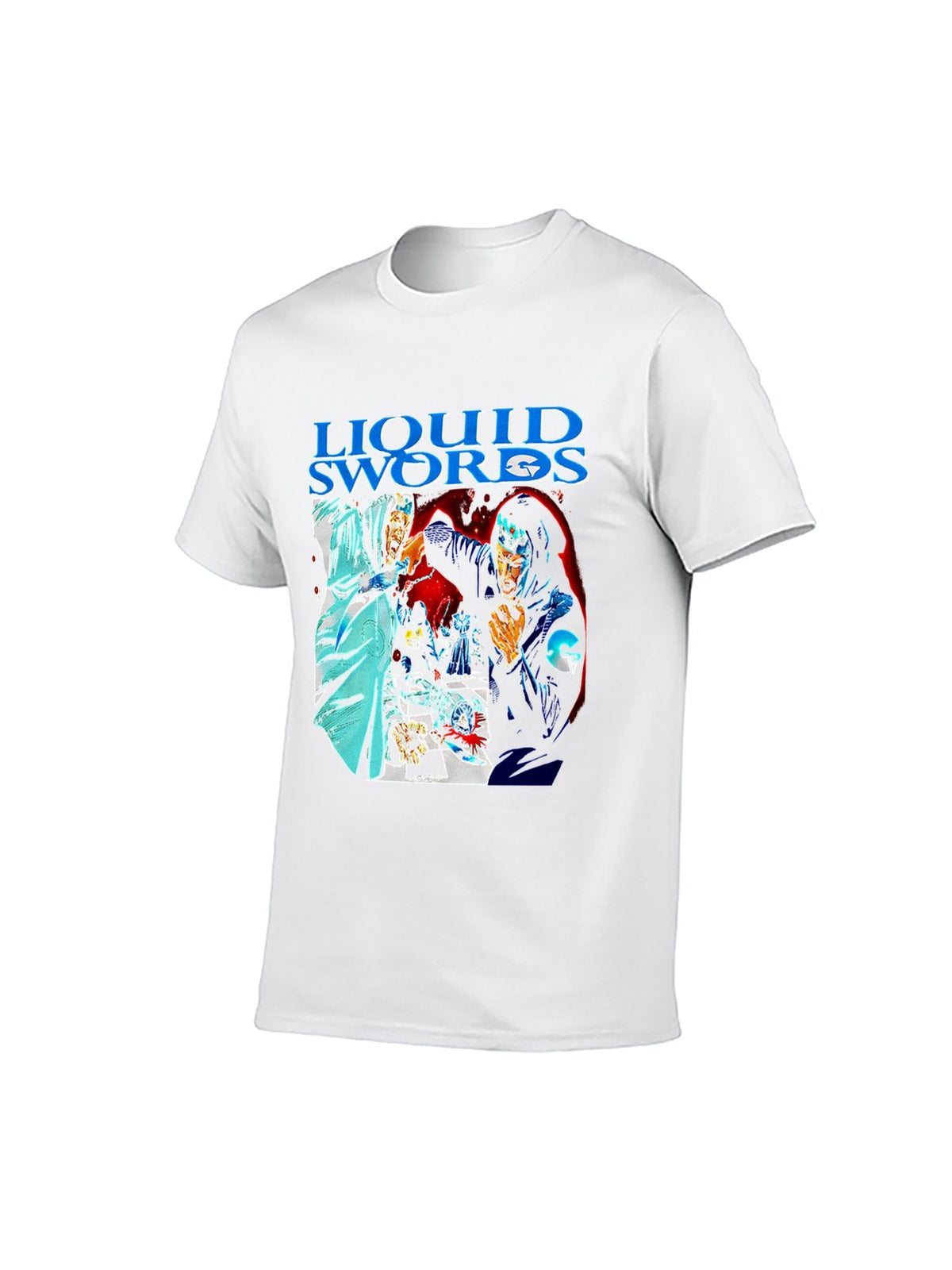 Liquid Swords Hip-Hop Graphic T-Shirt - 100% Cotton, Retro product image 9