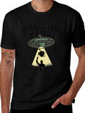Funny Alien Abduction Drums T-Shirt product image 1