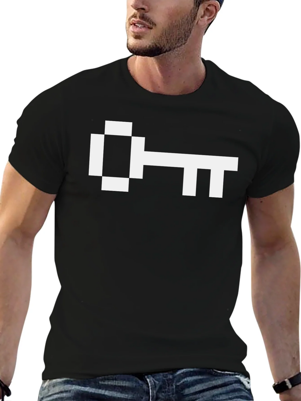 Pixel Key Graphic Tee - Unlock Your Style! product image 5