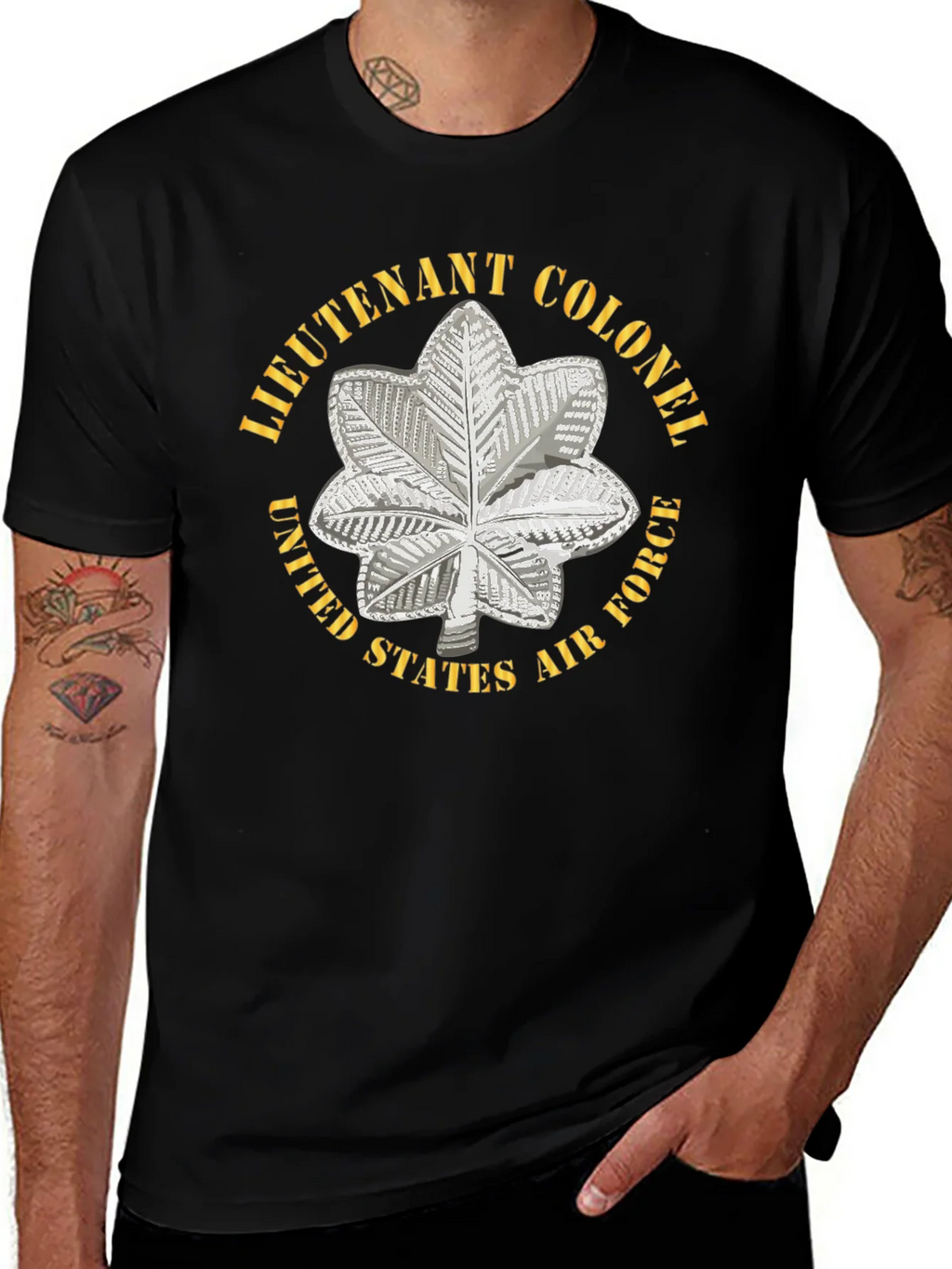Lieutenant Colonel Air Force T-Shirt - Military Pride product image 1
