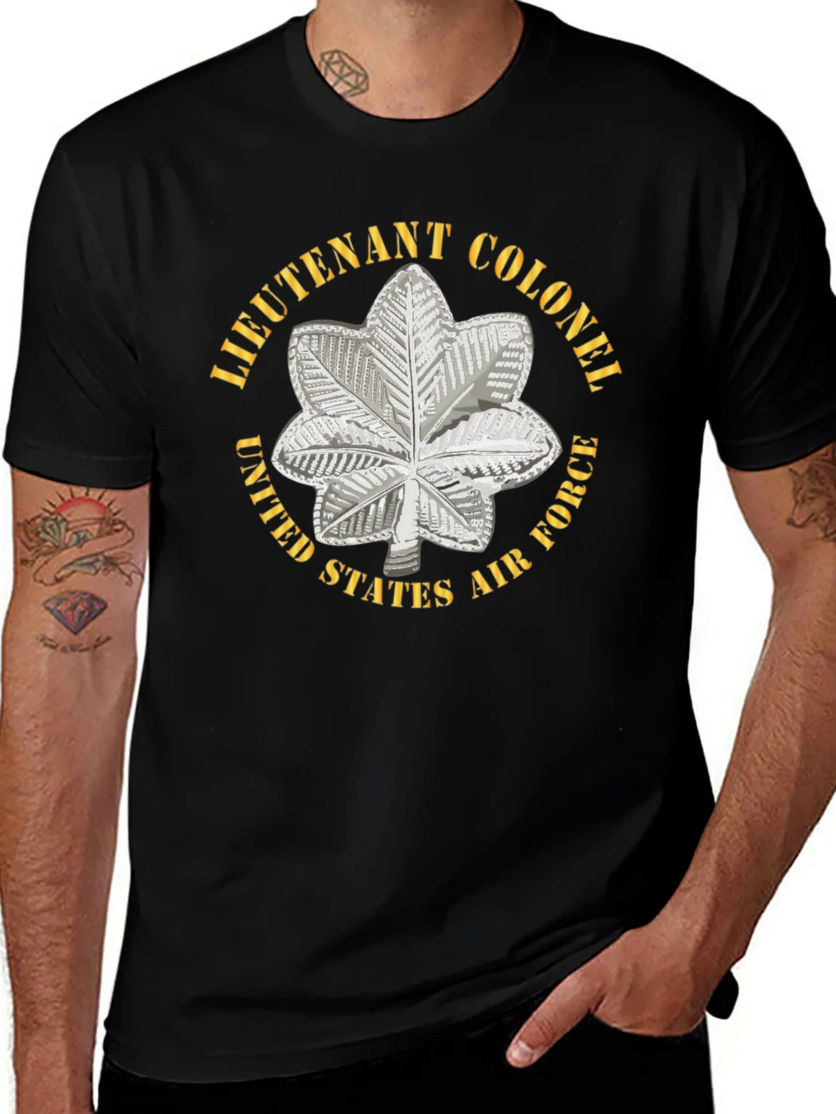 Lieutenant Colonel Air Force T-Shirt - Military Pride product image 1