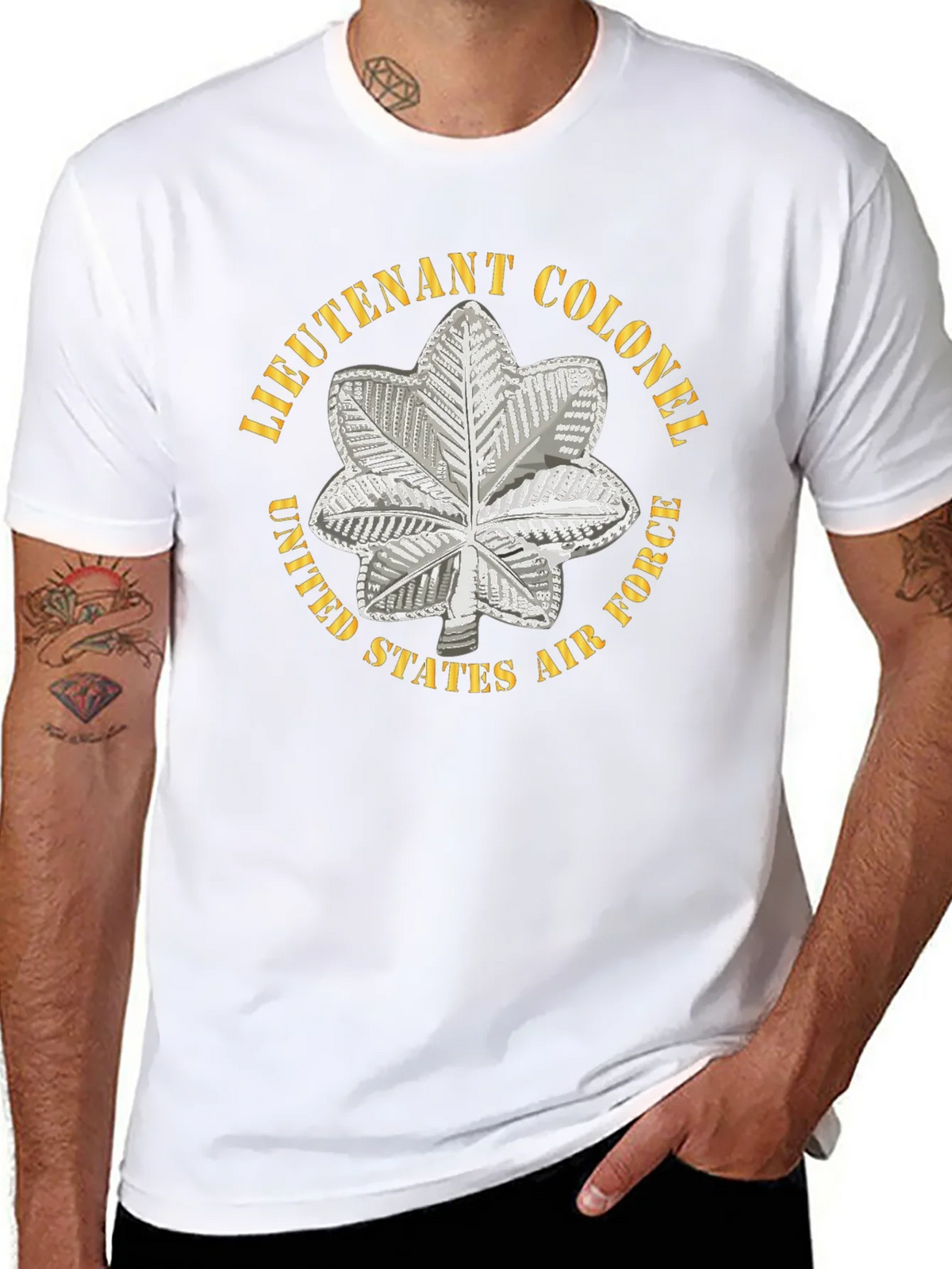 Lieutenant Colonel Air Force T-Shirt - Military Pride product image 7