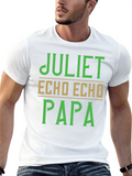 Juliet Echo Papa T-Shirt - Funny Military Alphabet Tee product image 1