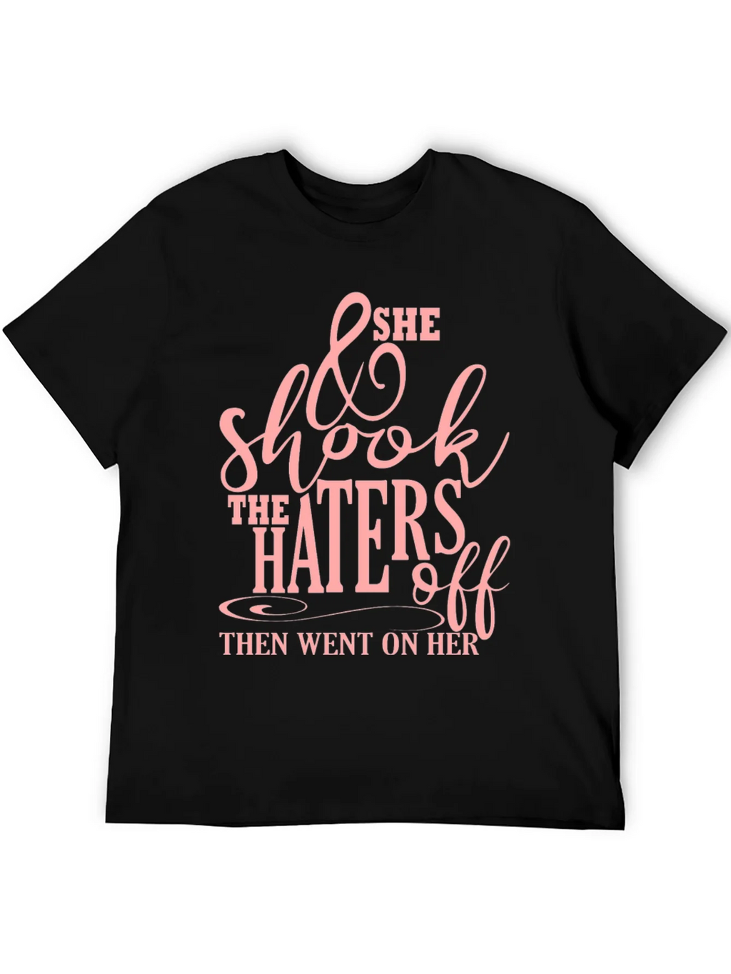 She Shook The Haters Off Graphic Tee - Black product image 5