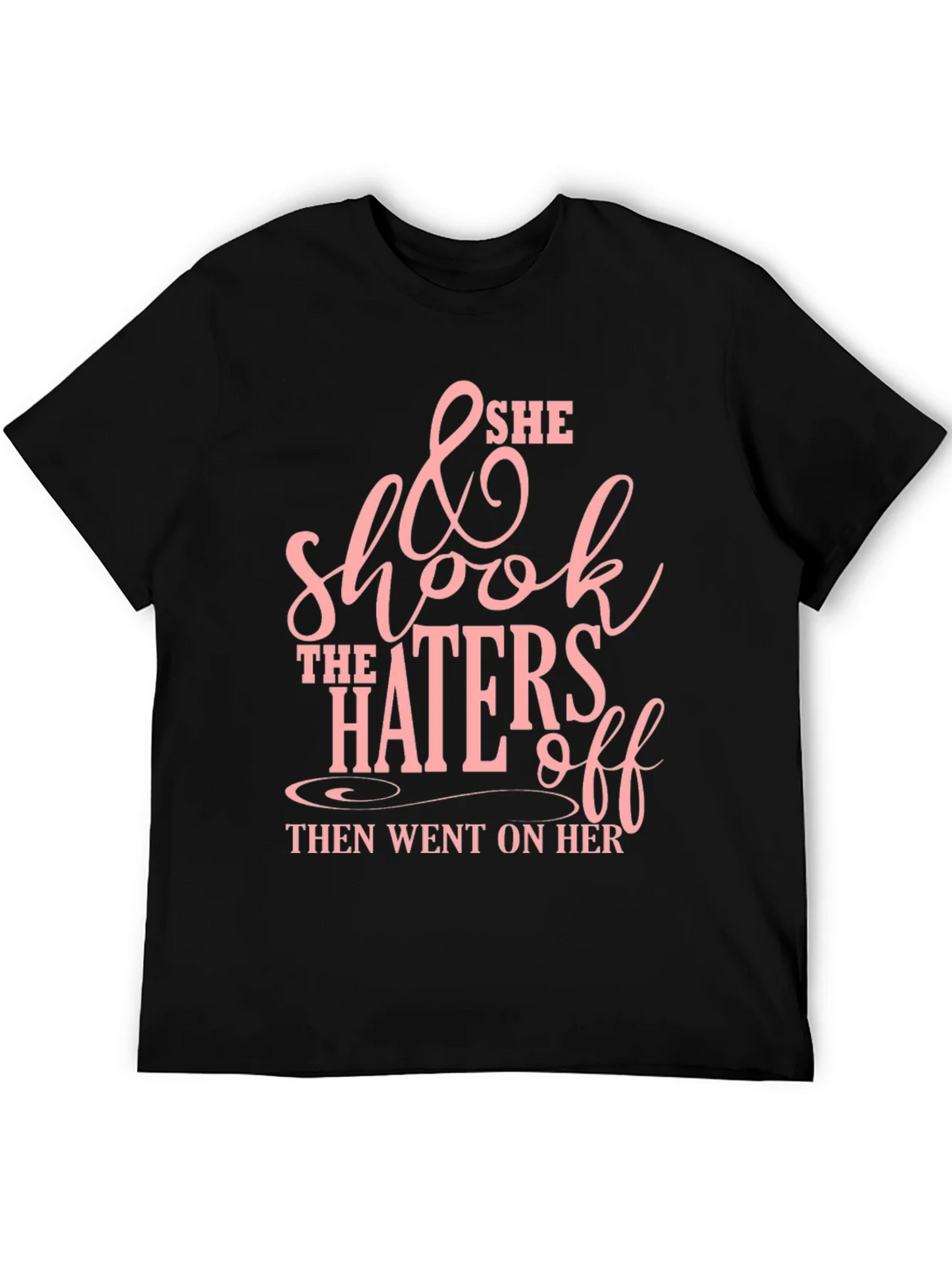 She Shook The Haters Off Graphic Tee - Black product image 5