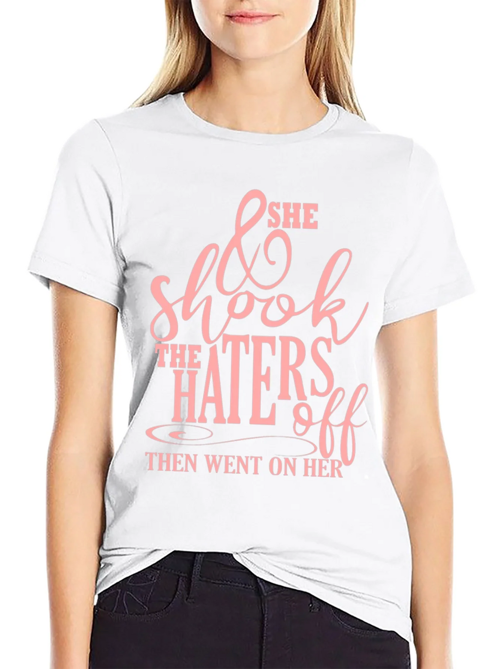 She Shook The Haters Off Graphic Tee - Black product image 8