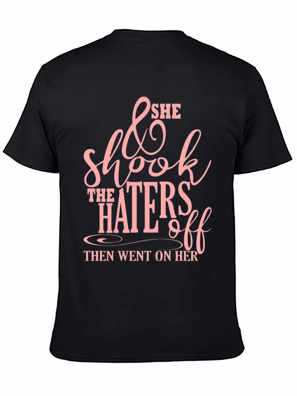 She Shook The Haters Off Graphic Tee - Black product image 4