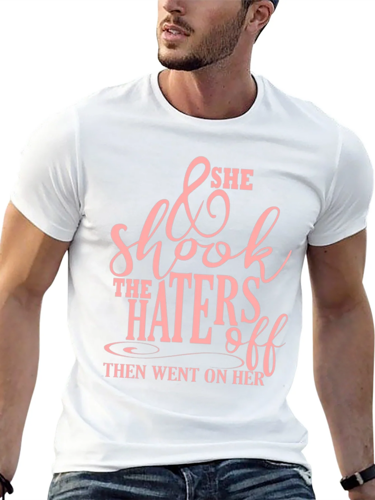 She Shook The Haters Off Graphic Tee - Black product image 12