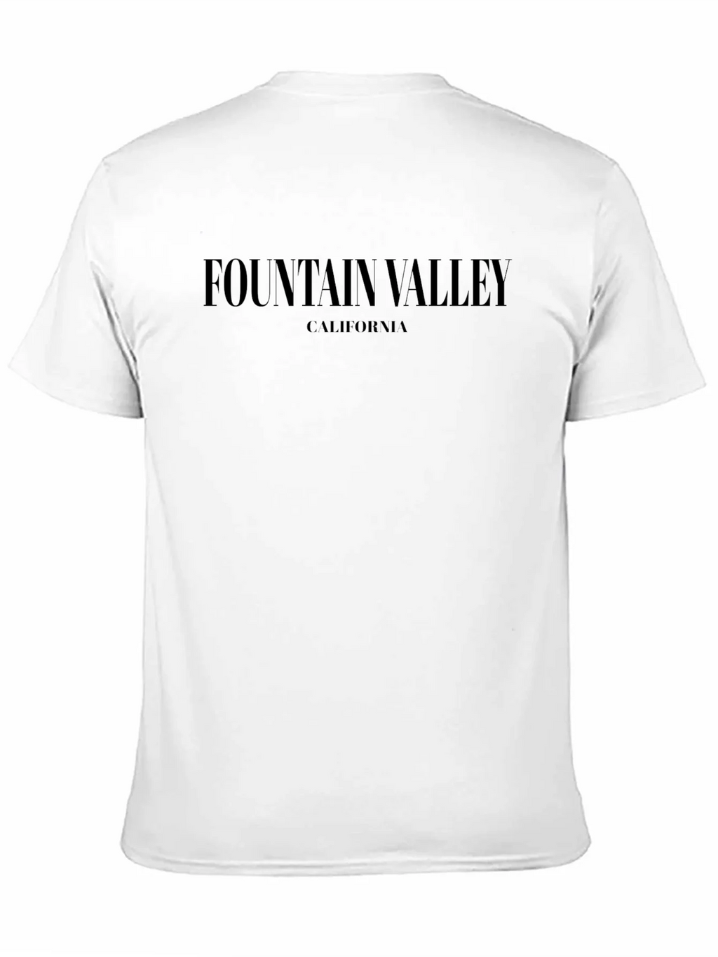 Fountain Valley California Black T-Shirt product image 10