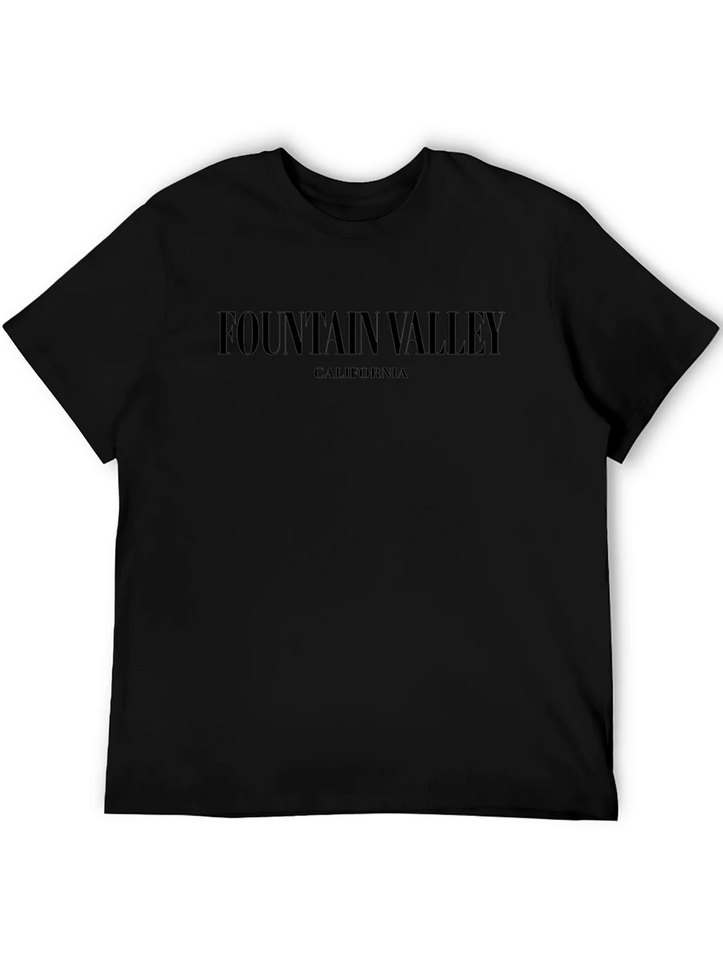 Fountain Valley California Black T-Shirt product image 5