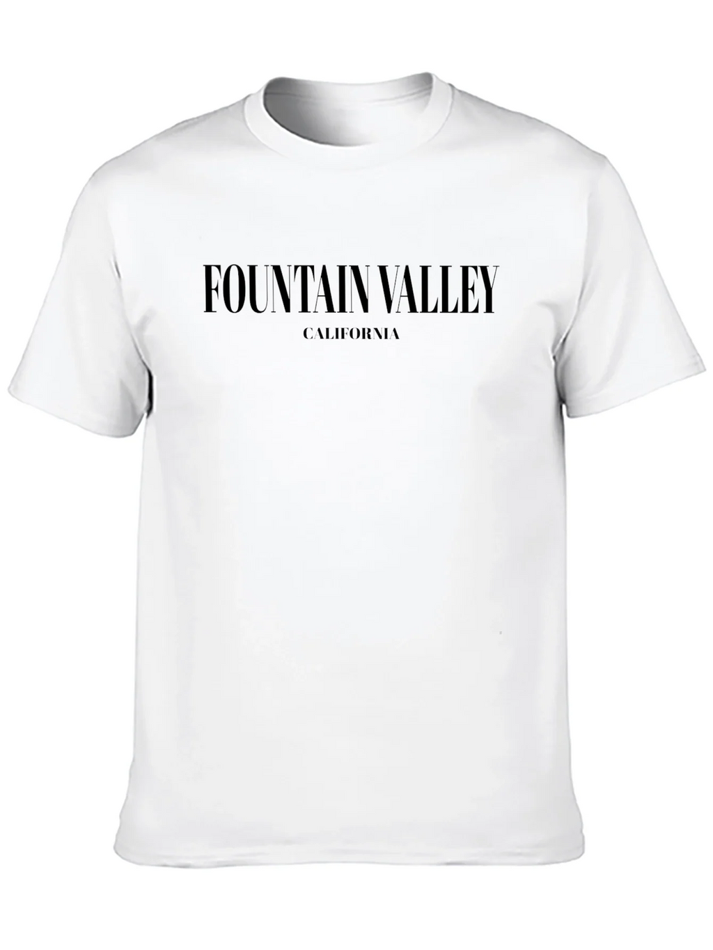 Fountain Valley California Black T-Shirt product image 9