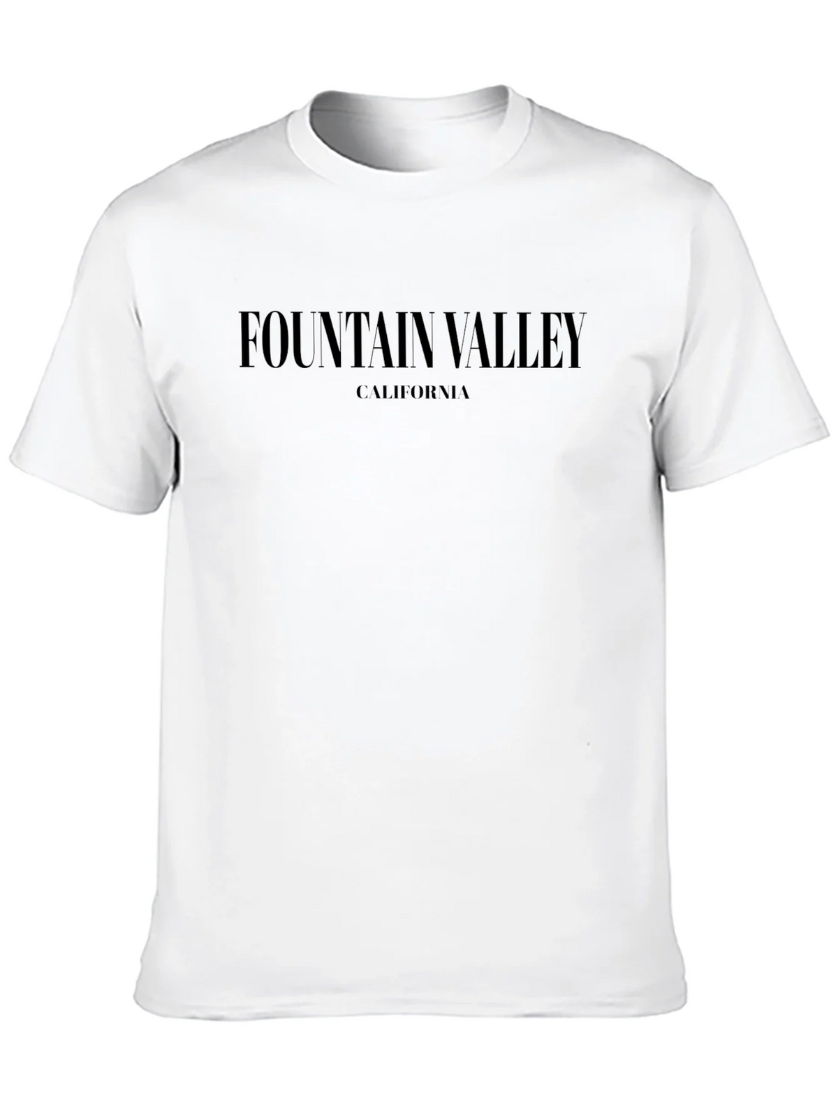 Fountain Valley California Black T-Shirt product image 9