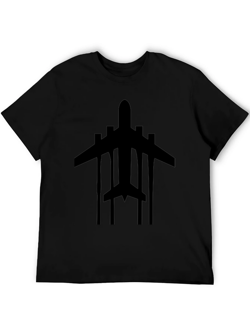 Airplane Graphic Tee - Black T-Shirt product image 5