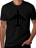 Airplane Graphic Tee - Black T-Shirt product image 1