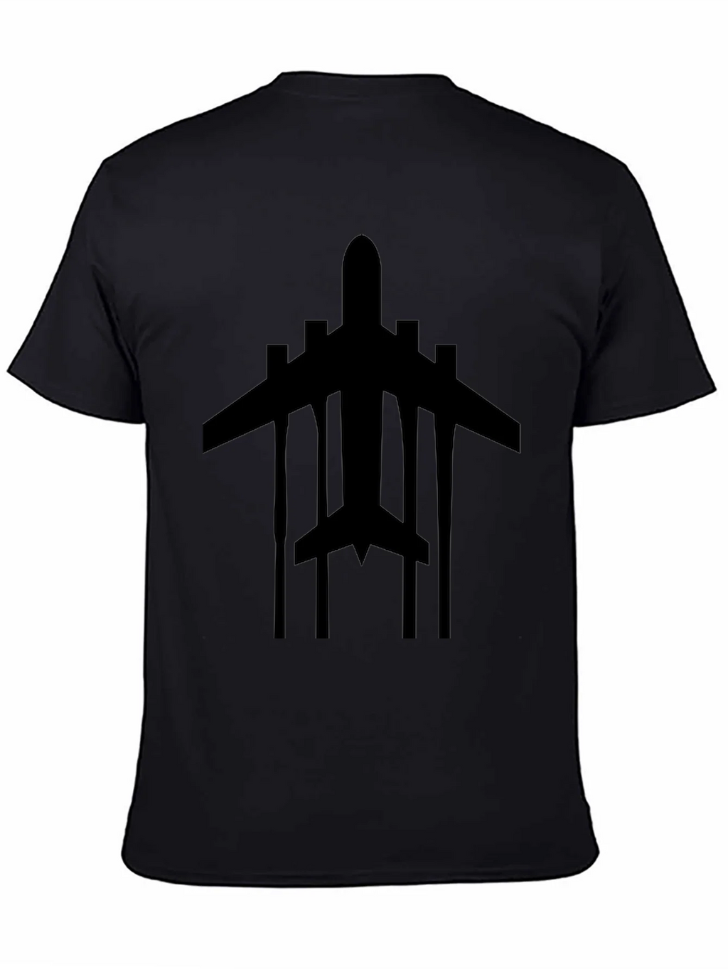 Airplane Graphic Tee - Black T-Shirt product image 4