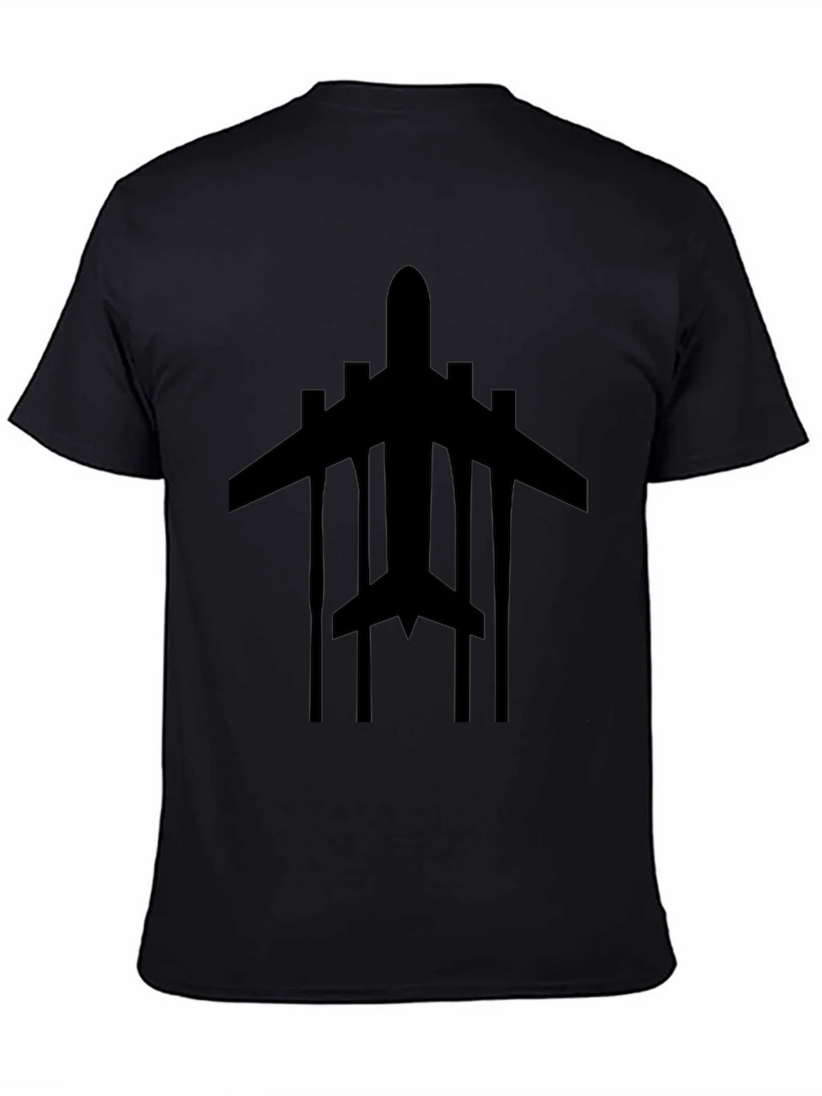 Airplane Graphic Tee - Black T-Shirt product image 4