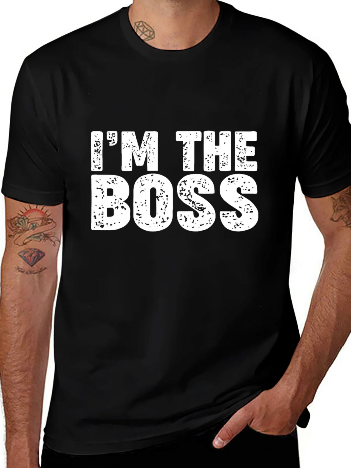 Im The Boss Graphic Tee - Bold Statement Shirt product image 1