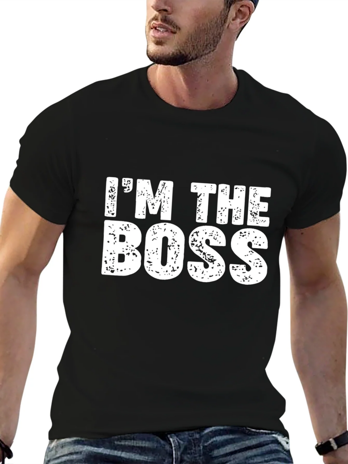 Im The Boss Graphic Tee - Bold Statement Shirt product image 6