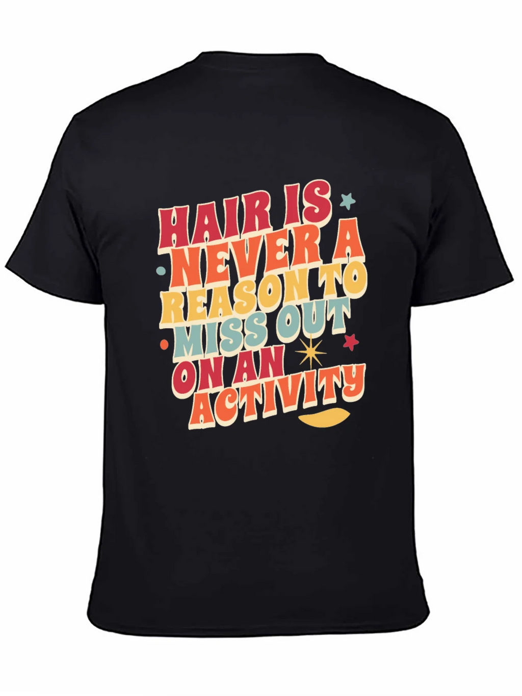 Retro Graphic Tee - Hair Is Never a Reason product image 2