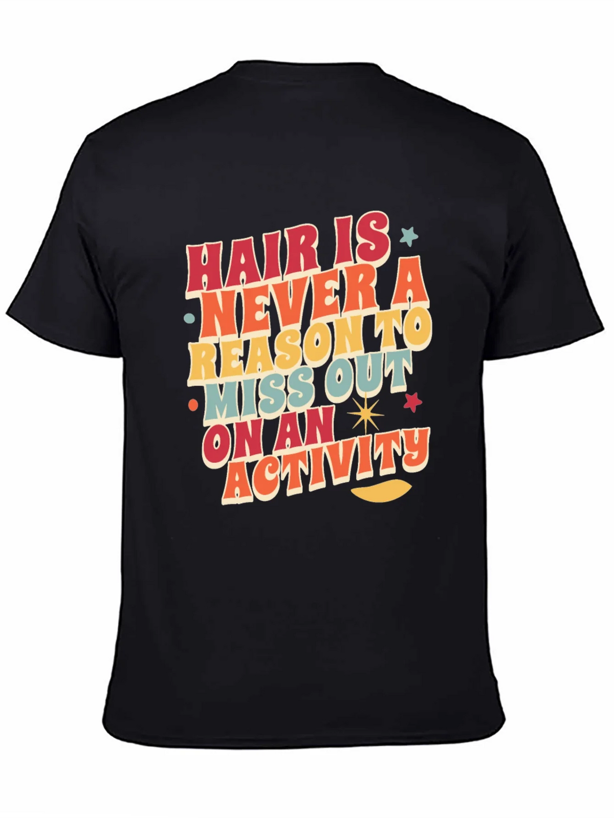 Retro Graphic Tee - Hair Is Never a Reason product image 2