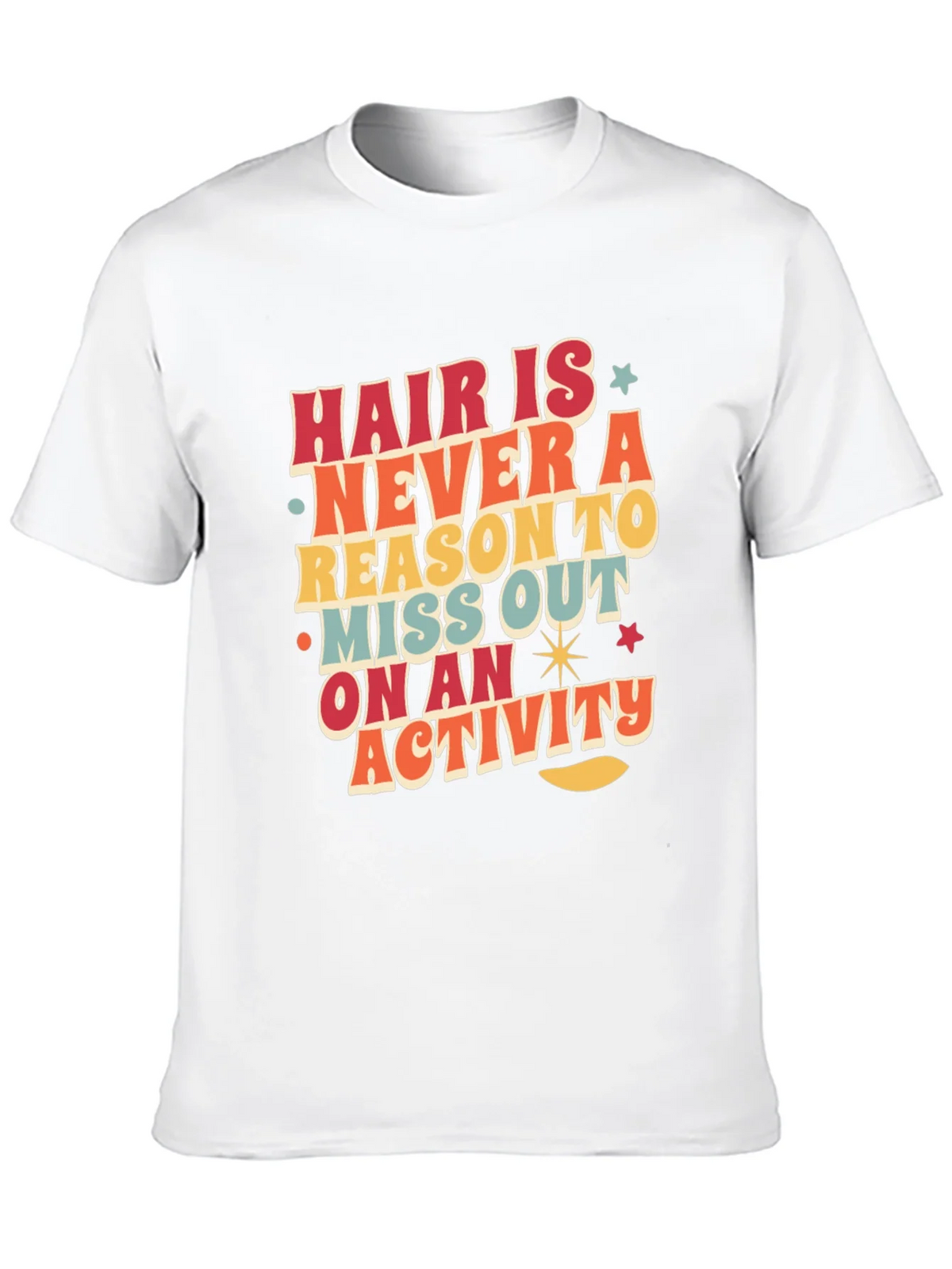 Retro Graphic Tee - Hair Is Never a Reason product image 4