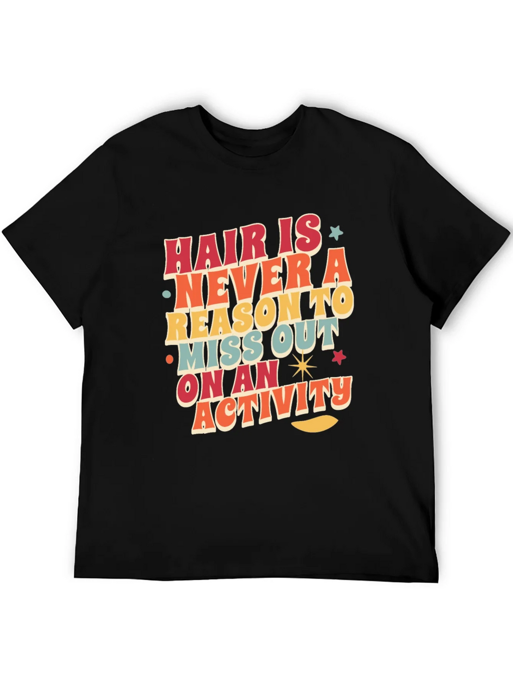 Retro Graphic Tee - Hair Is Never a Reason product image 3