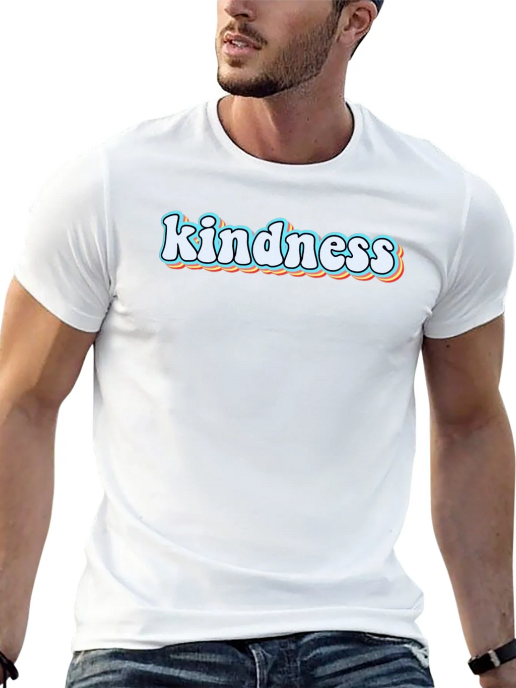 Kindness Graphic Tee - Black Short Sleeve T-Shirt product image 12