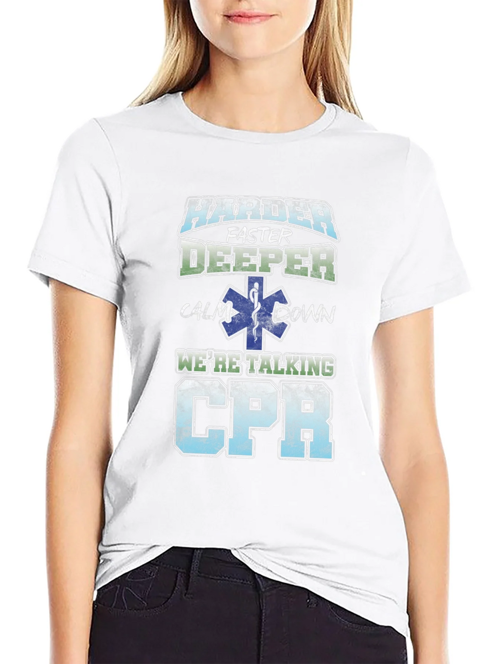 Harder Faster Deeper CPR T-Shirt product image 8
